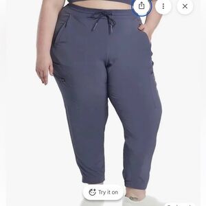 Athleta venture pants Blue Cargo Jogger size 20